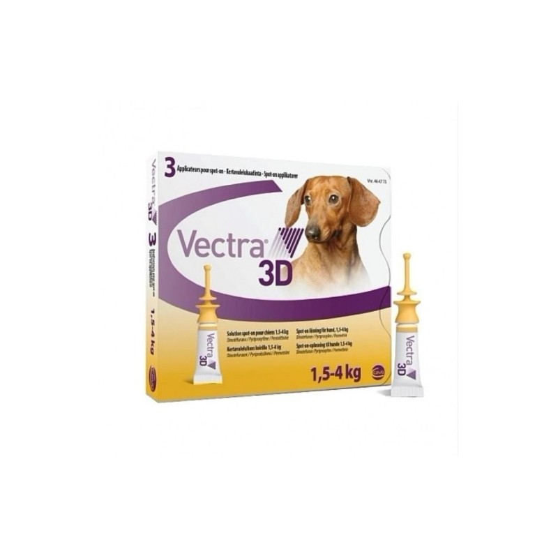 Vectra 3D XS 1.5 - 4 Kg - 3 Pipetas