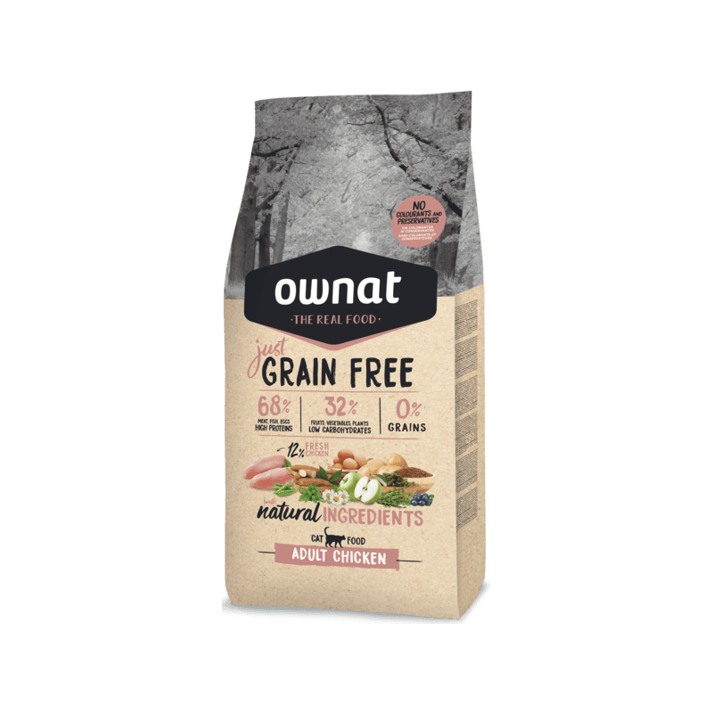 Ownat Gato Just GF Adult Chicken 3 Kg
